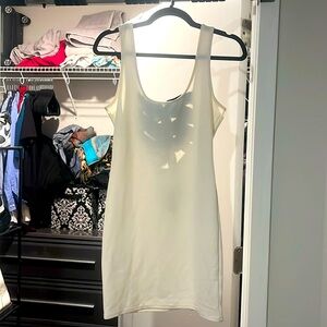 Material Girl white dress with back criss cross